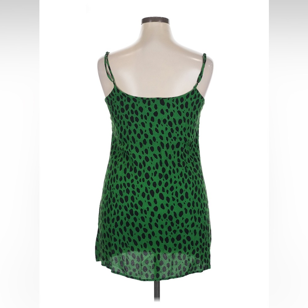 Reformation Seville mini dress black and green mini dress size XL - Picture 3 of 5